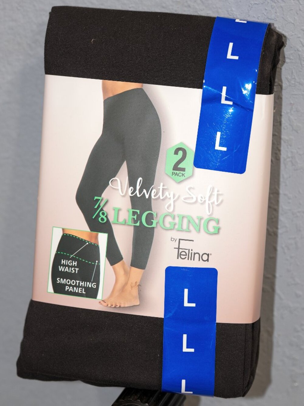2 PACK  Velvety Soft   LEGGING  by  Felina